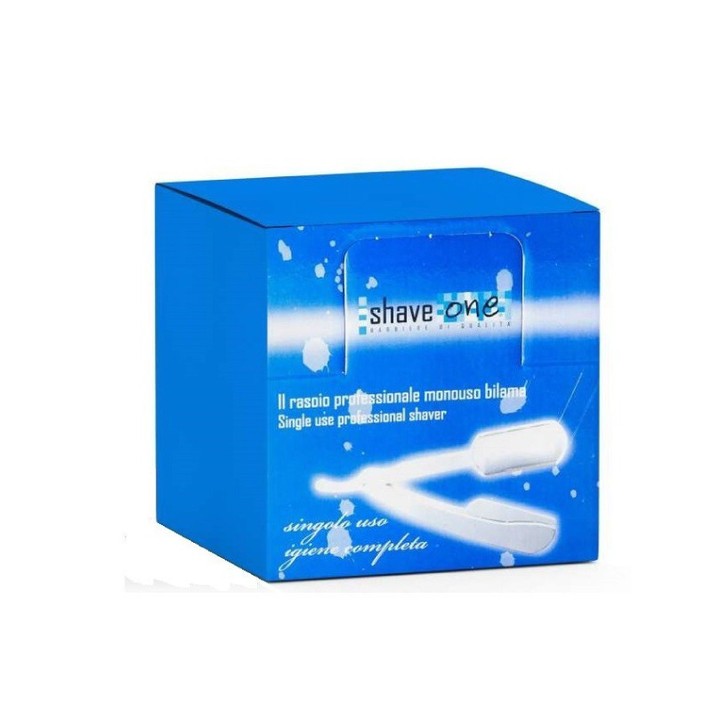 Shave one rasoio professionale monouso bilama 100 pz