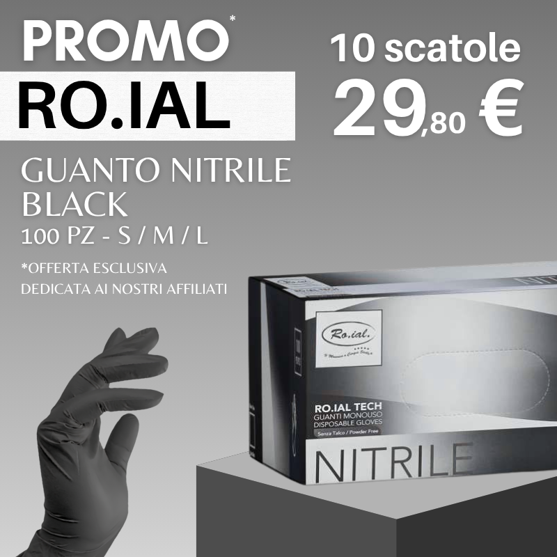 Offerta Guanti In Nitrile Black - Omnia Hair & Beauty