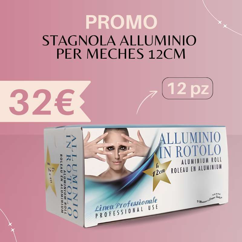 PROMO - Ro.ial Stagnola Alluminio per Meches 12cm